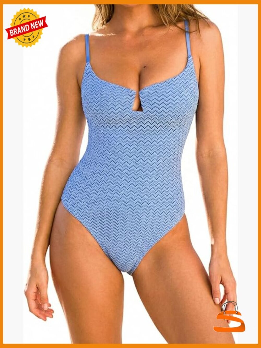 One Piece Swimsuit Sweetheart Neck Cutout Adjustable Straps